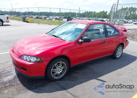 1993 Honda Civic Dx from USA, damaged, VIN 2HGEJ2244PH516304